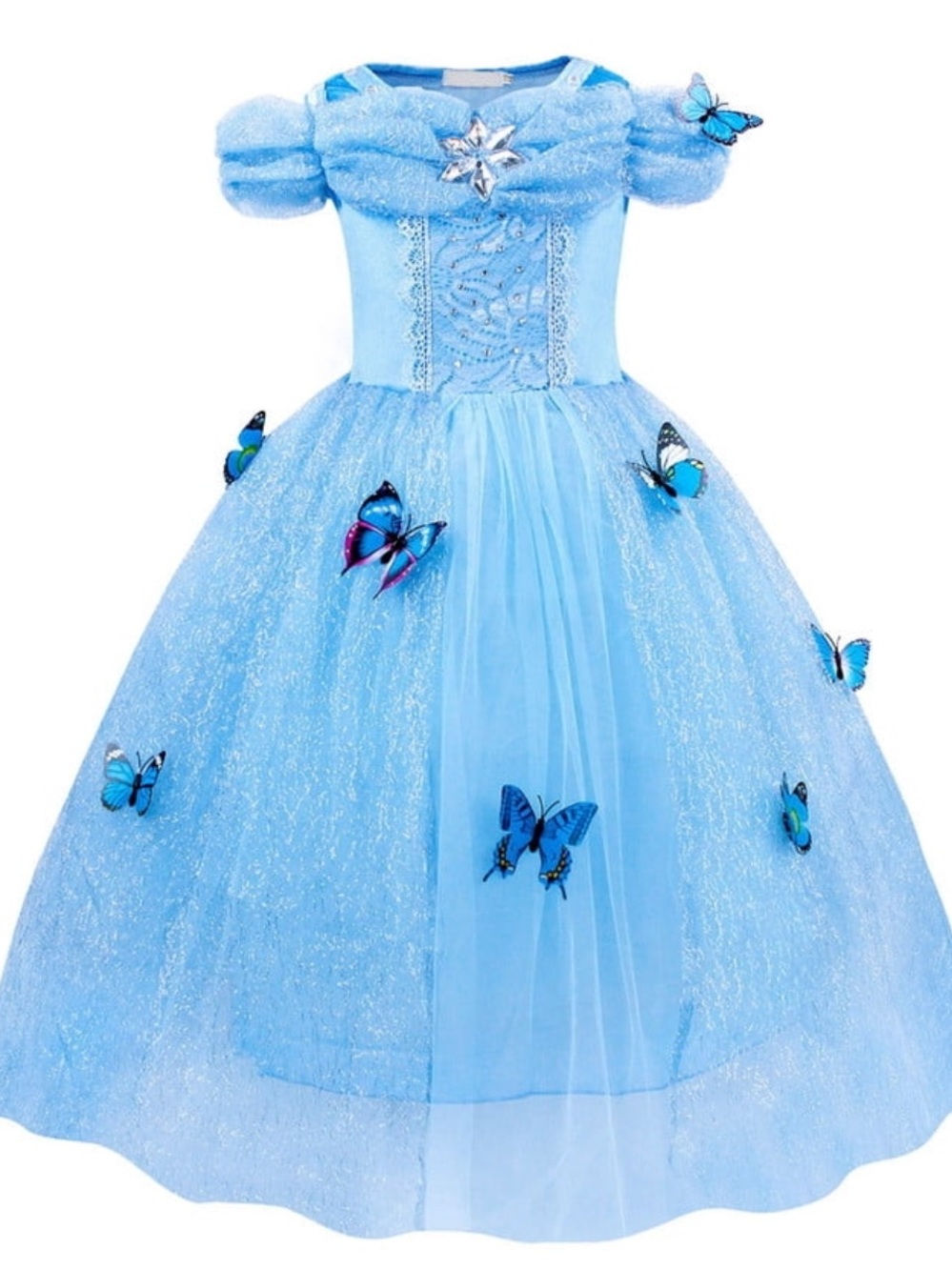 Princess Cinderella Dress Up Costume with Accessories Girls 7-8 - NEW IN BAG! - Picture 7 of 14